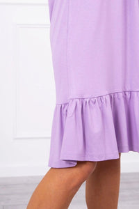 Dress with thin straps 9080 / – Purple цвет / color | Lexline Fashion