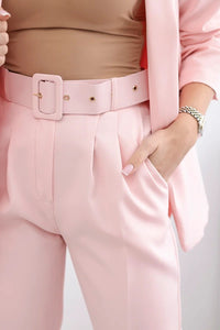 Elegant set of blazer and trousers 80172K / – Powder || Light цвет / color | Lexline Fashion