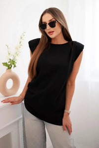 Elegant women's blouse ART6085 / – Black цвет / color | Lexline Fashion