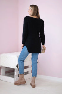 Fluffy sweater IT - 57 / – Black цвет / color | Lexline Fashion