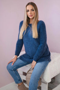 Fluffy sweater IT - 57 / – Jeans цвет / color | Lexline Fashion