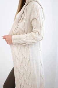 Hooded cardigan IT - 45 / – Beige цвет / color | Lexline Fashion