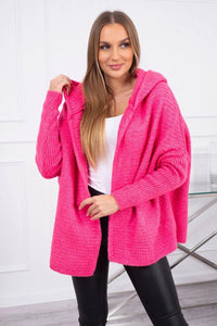 Hooded sweater 2019 - 16 / – Fuchsia цвет / color | Lexline Fashion