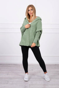 Hooded sweater 2019 - 16 / – Mint || Dark цвет / color | Lexline Fashion
