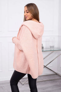 Hooded sweater 2019 - 16 / – Powder цвет / color | Lexline Fashion