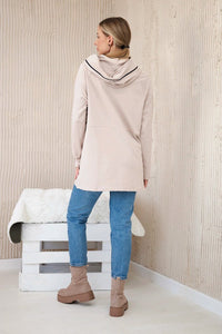 Hoodie 0160 / – Beige цвет / color | Lexline Fashion