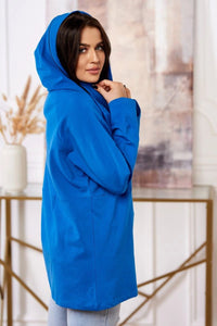 Hoodie 0160 / – Blue cornflower цвет / color | Lexline Fashion