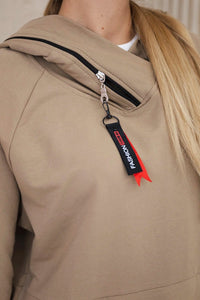 Hoodie 0160 / – Camel цвет / color | Lexline Fashion