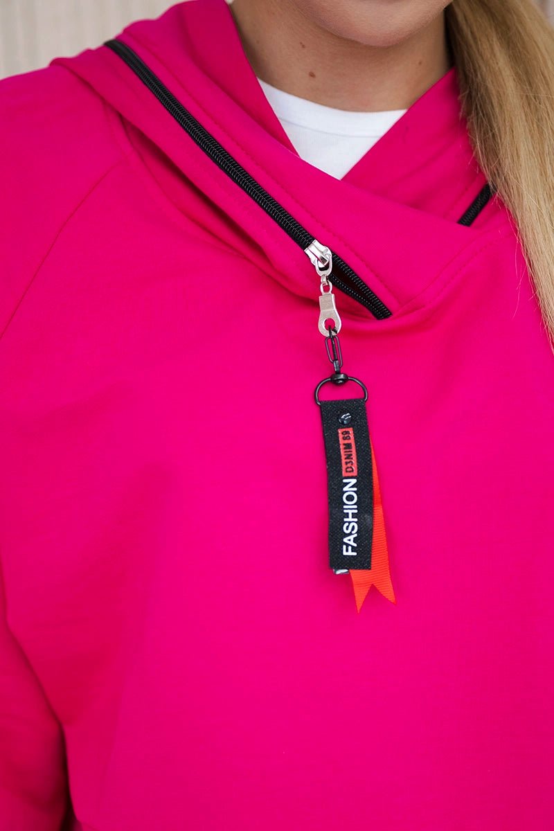 Hoodie 0160 / – Fuchsia цвет / color | Lexline Fashion