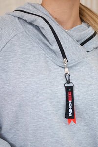 Hoodie 0160 / – Gray цвет / color | Lexline Fashion