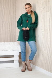 Hoodie 0160 / – Green цвет / color | Lexline Fashion