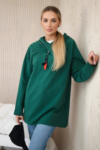 Hoodie 0160 / – Green цвет / color | Lexline Fashion