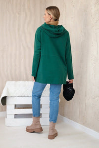 Hoodie 0160 / – Green цвет / color | Lexline Fashion