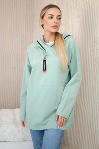 Hoodie 0160 / – Mint || Dark цвет / color | Lexline Fashion