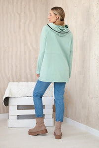 Hoodie 0160 / – Mint || Dark цвет / color | Lexline Fashion