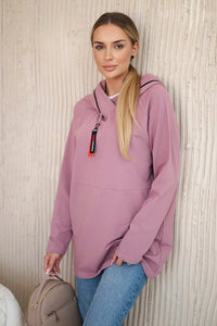 Hoodie 0160 / – Pink || Dark цвет / color | Lexline Fashion