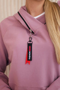 Hoodie 0160 / – Pink || Dark цвет / color | Lexline Fashion