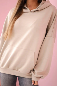 Hoodie 7273 / – Beige цвет / color | Lexline Fashion