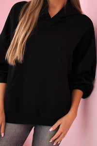 Hoodie 7273 / – Black цвет / color | Lexline Fashion