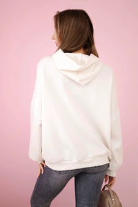 Hoodie 7273 / – Light || Beige цвет / color | Lexline Fashion