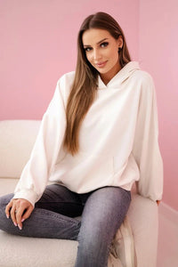 Hoodie 7273 / – Light || Beige цвет / color | Lexline Fashion