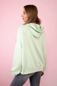 Hoodie 7273 / – Mint || Dark цвет / color | Lexline Fashion