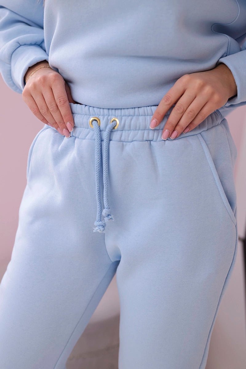 Insulated set with hoodie 9311 / – Blue цвет / color | Lexline Fashion