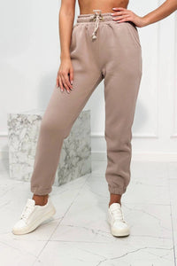 Insulated set with hoodie 9311 / – Dark || beige цвет / color | Lexline Fashion