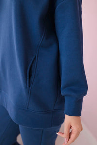 Insulated set with hoodie 9311 / – Jeans цвет / color | Lexline Fashion
