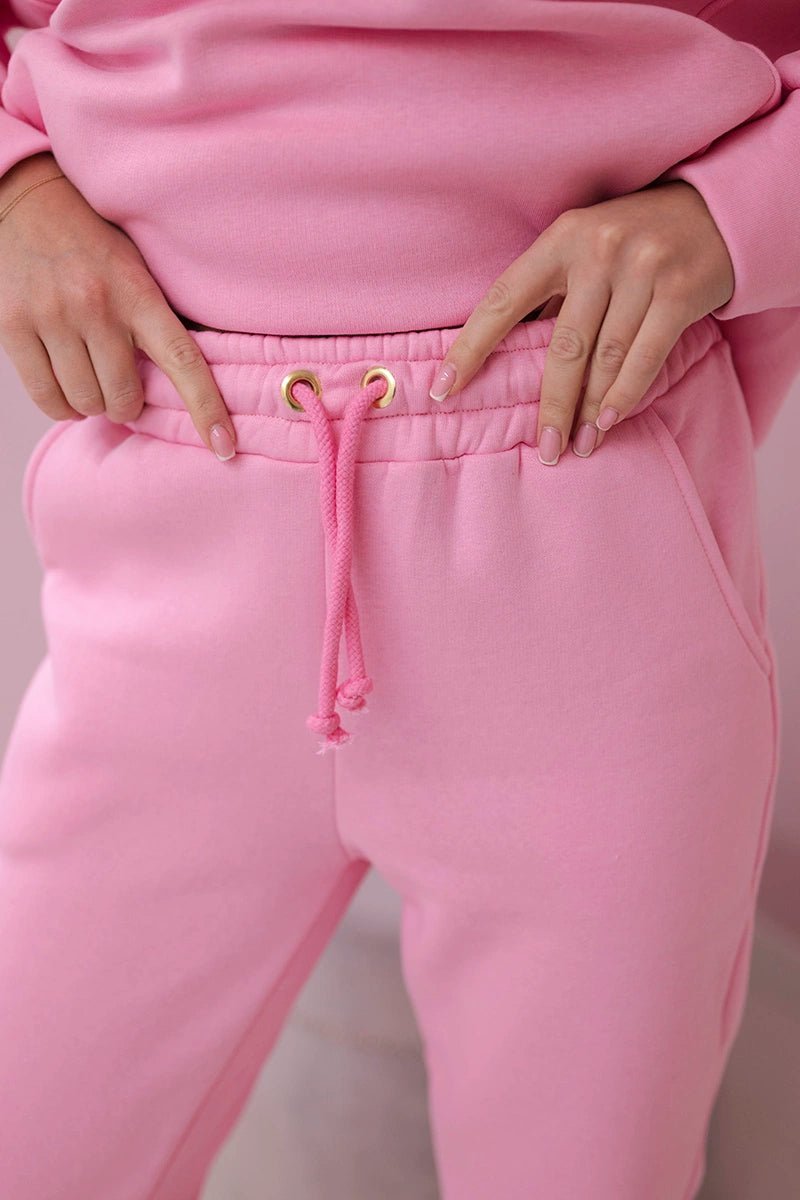 Insulated set with hoodie 9311 / – Pink || Light цвет / color | Lexline Fashion