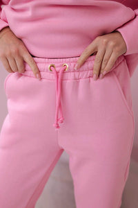 Insulated set with hoodie 9311 / – Pink || Light цвет / color | Lexline Fashion