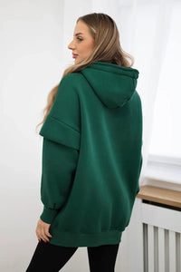 Insulated sweatshirt 69426 / – Dark || green цвет / color | Lexline Fashion