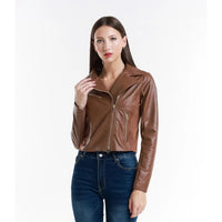 Leather jacket Made in Italy NLLP01 - 29 / – Black цвет / color | Lexline Fashion