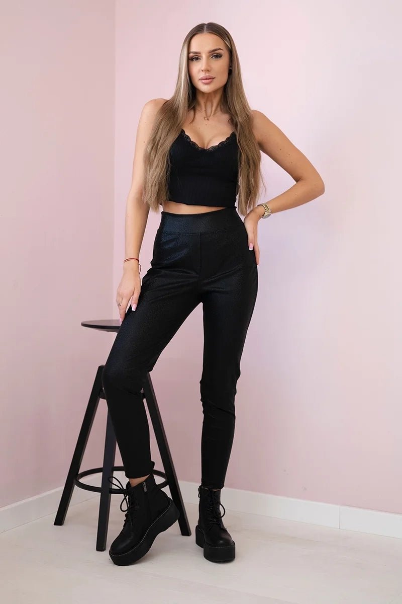 Leggings 9404 / – Black цвет / color | Lexline Fashion