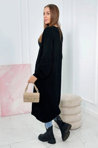 Long cardigan 2019 - 2 / – Black цвет / color | Lexline Fashion