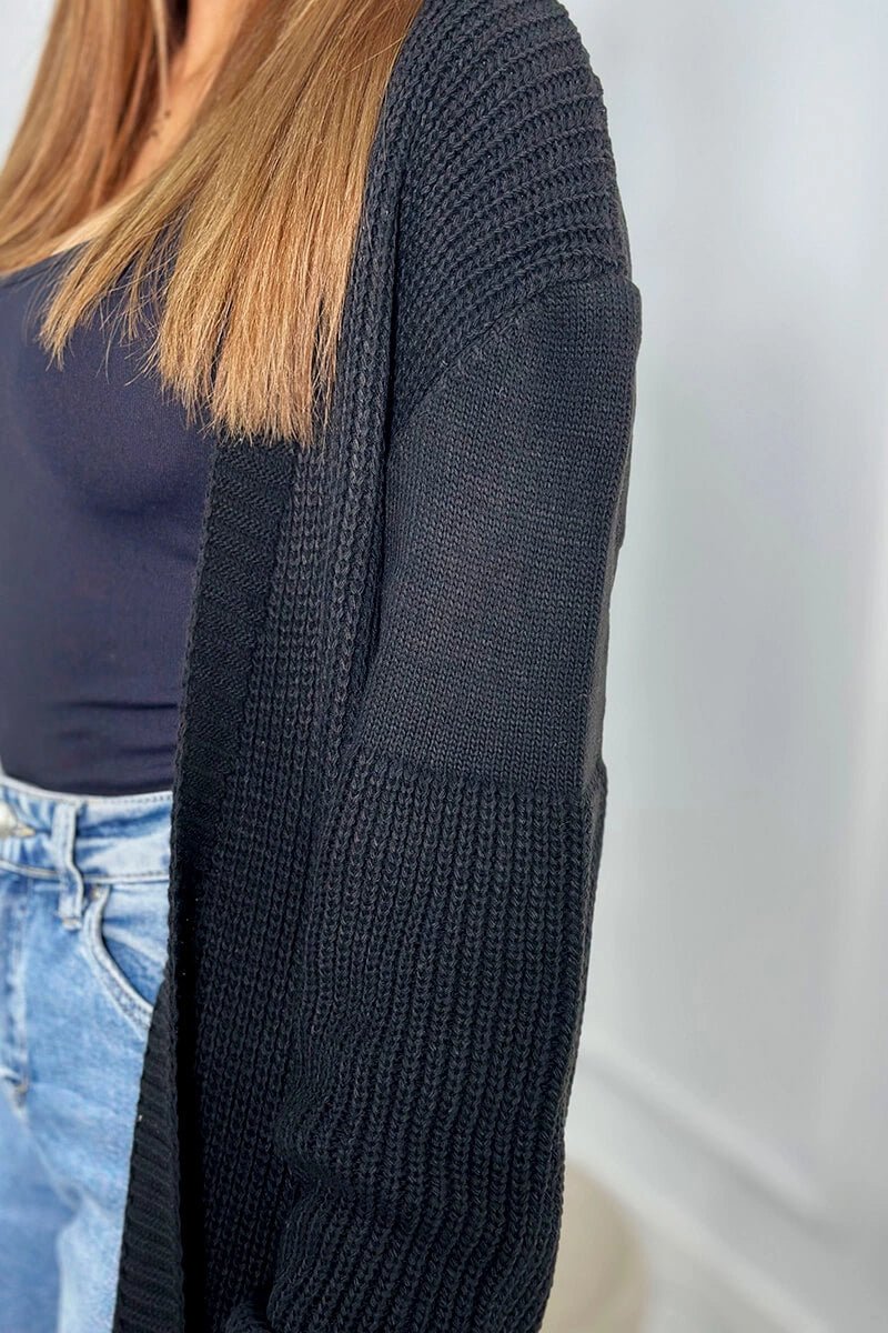 Long cardigan 2019 - 2 / – Black цвет / color | Lexline Fashion