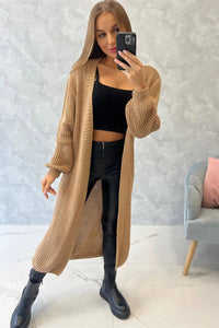 Long cardigan 2019 - 2 / – Camel цвет / color | Lexline Fashion