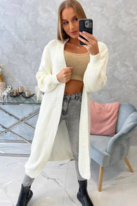 Long cardigan 2019 - 2 / – Ecru цвет / color | Lexline Fashion