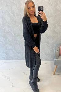 Long cardigan 2019 - 2 / – Graphite цвет / color | Lexline Fashion