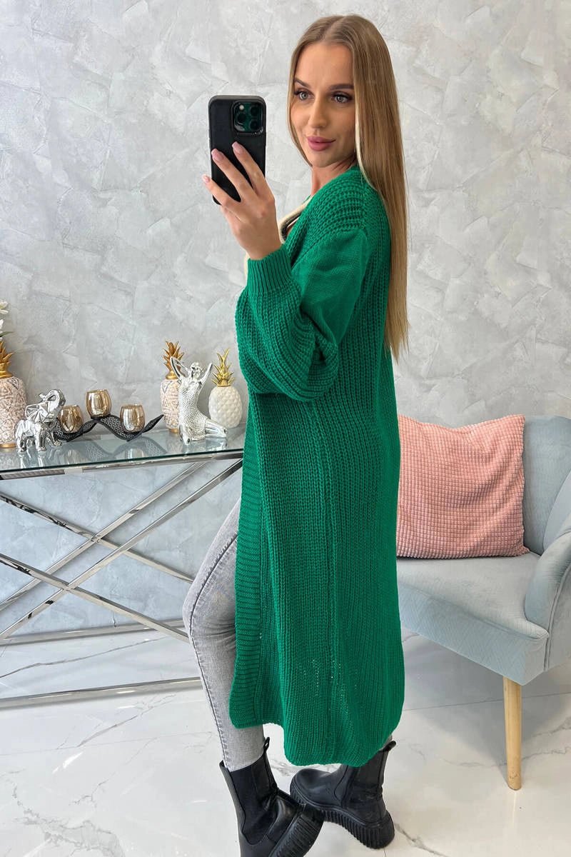 Long cardigan 2019 - 2 / – Green цвет / color | Lexline Fashion