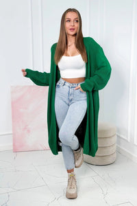 Long cardigan 2019 - 2 / – Green цвет / color | Lexline Fashion