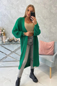 Long cardigan 2019 - 2 / – Green цвет / color | Lexline Fashion