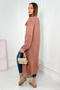 Long cardigan 2019 - 2 / – Pink || Dark цвет / color | Lexline Fashion