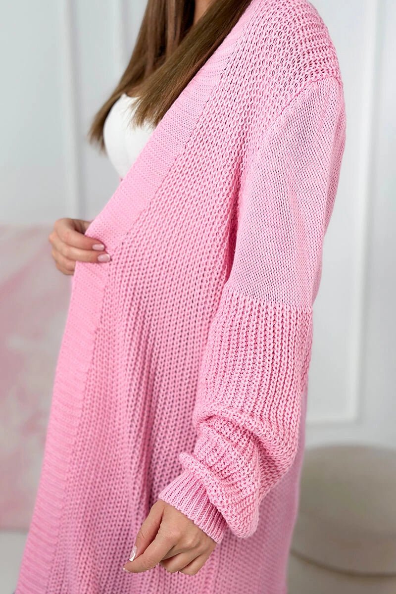 Long cardigan 2019 - 2 / – Pink || Light цвет / color | Lexline Fashion