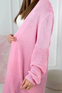 Long cardigan 2019 - 2 / – Pink || Light цвет / color | Lexline Fashion