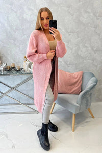 Long cardigan 2019 - 2 / – Powder цвет / color | Lexline Fashion