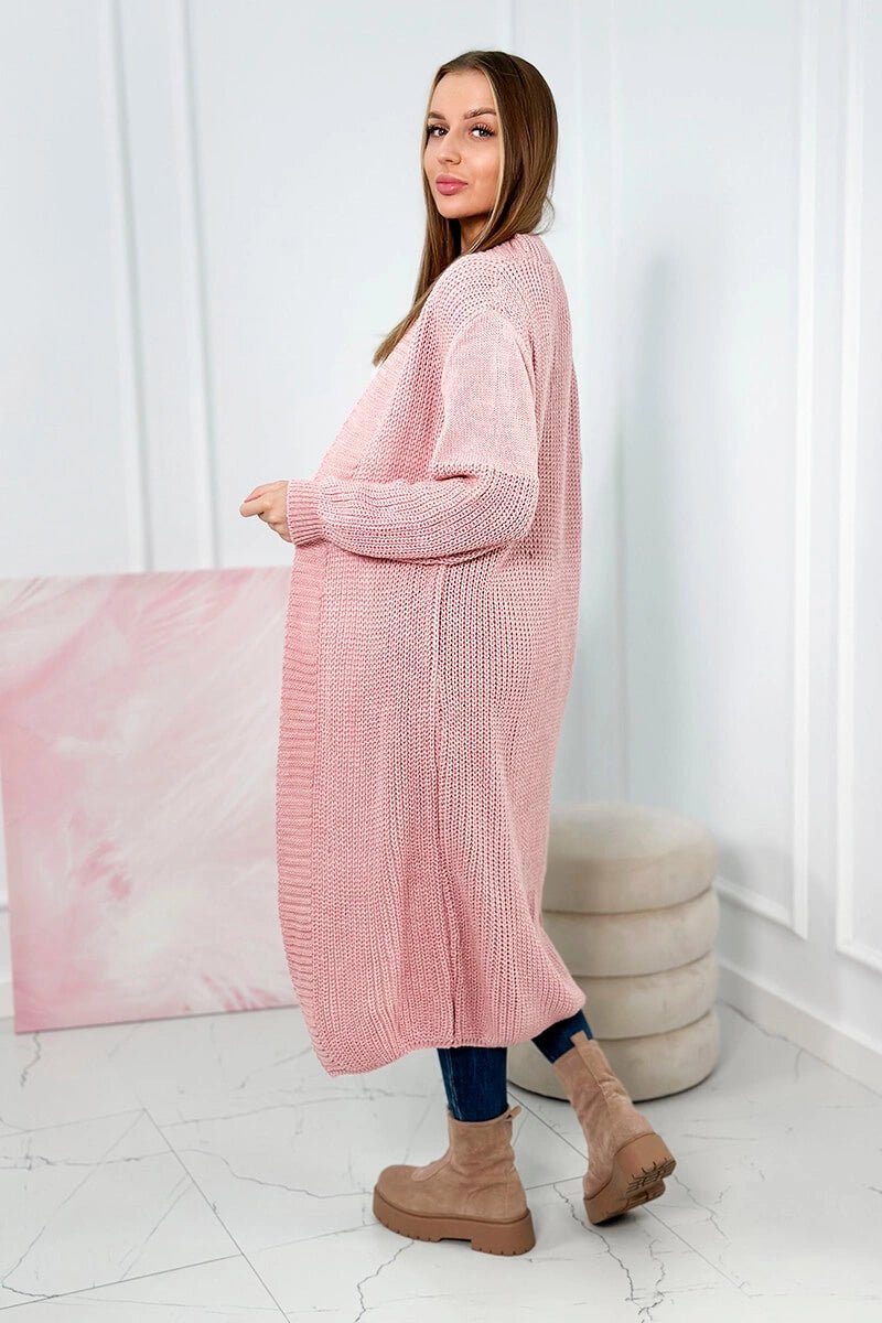 Long cardigan 2019 - 2 / – Powder цвет / color | Lexline Fashion
