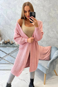 Long cardigan 2019 - 2 / – Powder цвет / color | Lexline Fashion