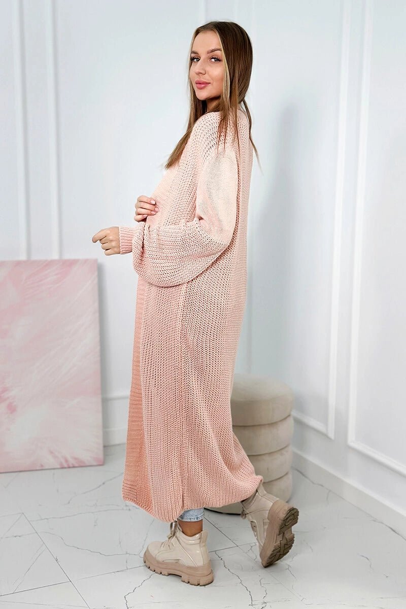 Long cardigan 2019 - 2 / – Powder || Light цвет / color | Lexline Fashion
