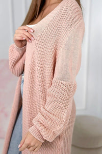 Long cardigan 2019 - 2 / – Powder || Light цвет / color | Lexline Fashion